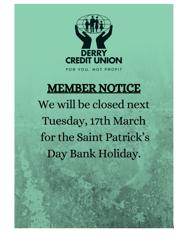 St. Patricks Day Closure