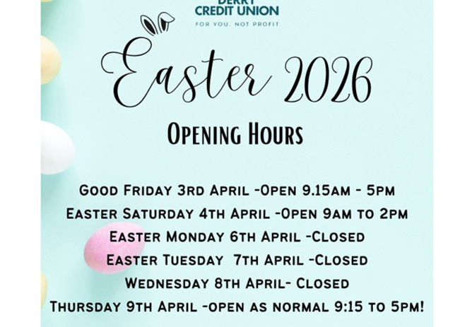 Easter Opening Hours
