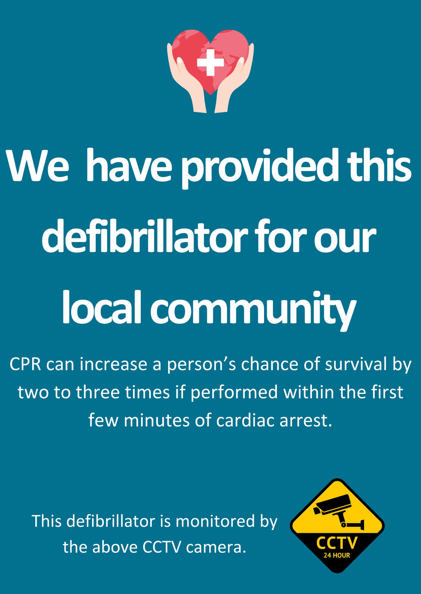 New Defibrillator Installed by Derry Credit Union on Abbey Street