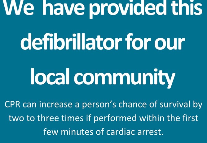 New Defibrillator Installed by Derry Credit Union on Abbey Street