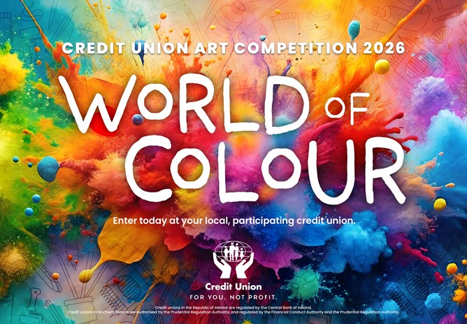 World of Colour- 2026 Credit Union Art Competition.
